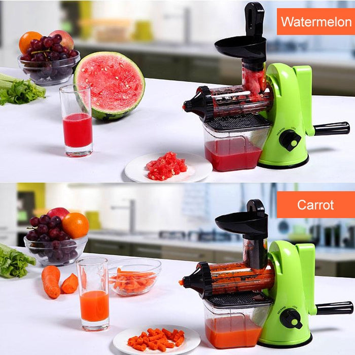 Multifunction Home Manual Juicer Apple Orange Wheatgrass Portable DIY Juicer
