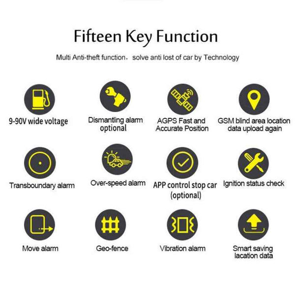 TK205 3G Realtime Car Truck Vehicle Tracking GSM GPRS GPS Tracker, Support AGPS with Relay and Battery