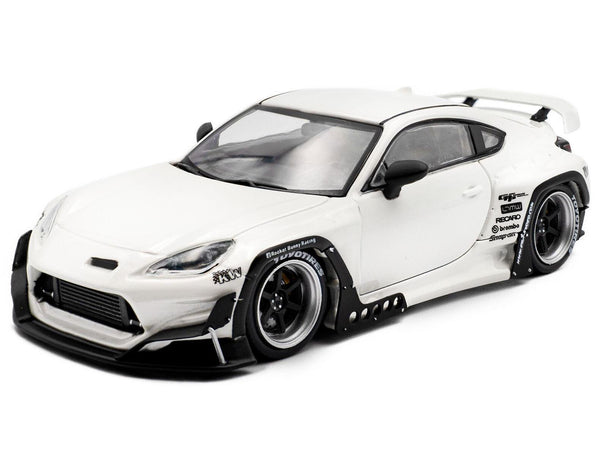 Toyota GR86 Rocket Bunny 2022 White 1:43 Scale Solido Diecast Model