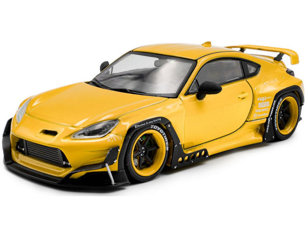 Toyota GR86 Rocket Bunny 2022 Yellow 1:43 Scale Solido Diecast Model