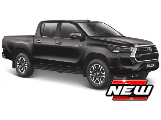 Toyota Hilux black - 1:24 Scale Model Pickup Truck