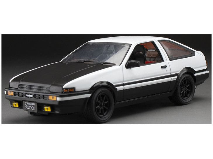 Toyota Sprinter Trueno GT Apex (AE86) White/Black 1:24 Scale Sun Star Diecast Model