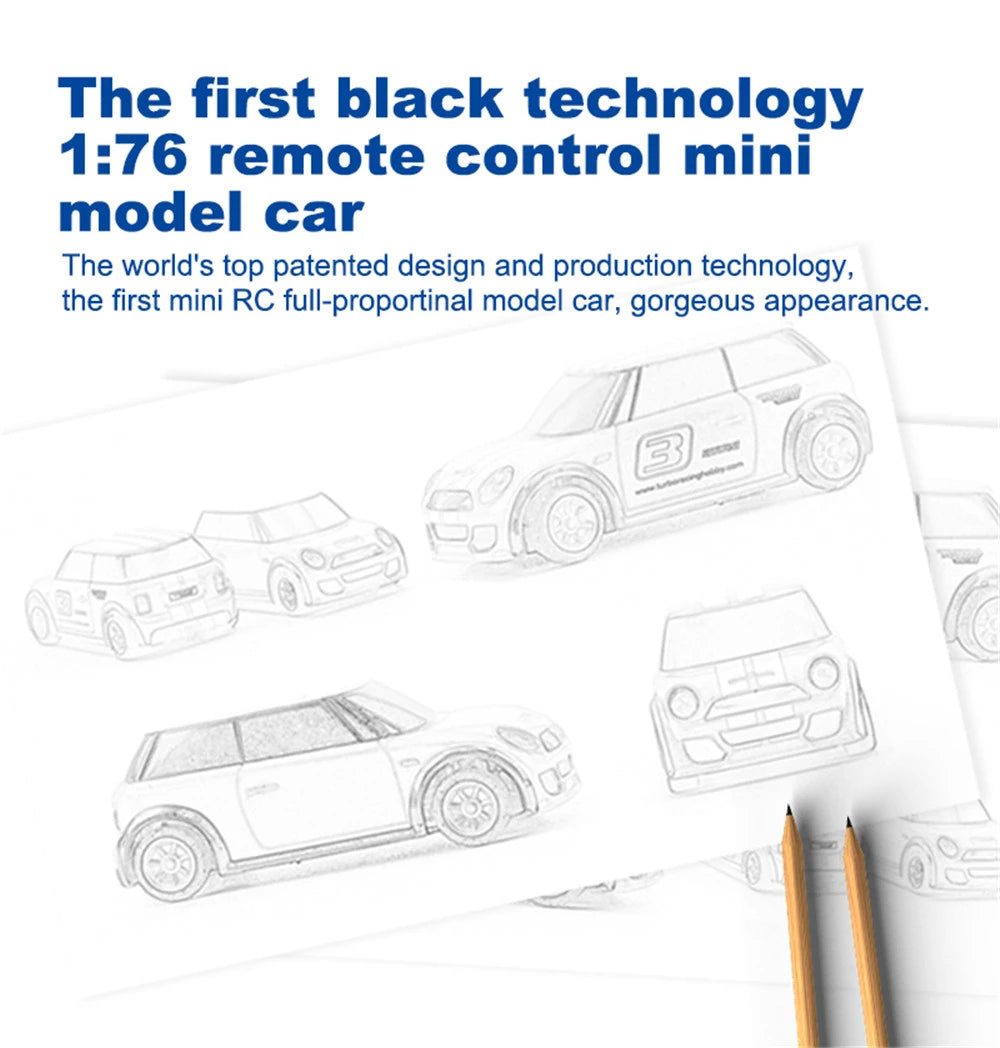 Turbo Racing Fully Proportional 1/76 Mini RC Car