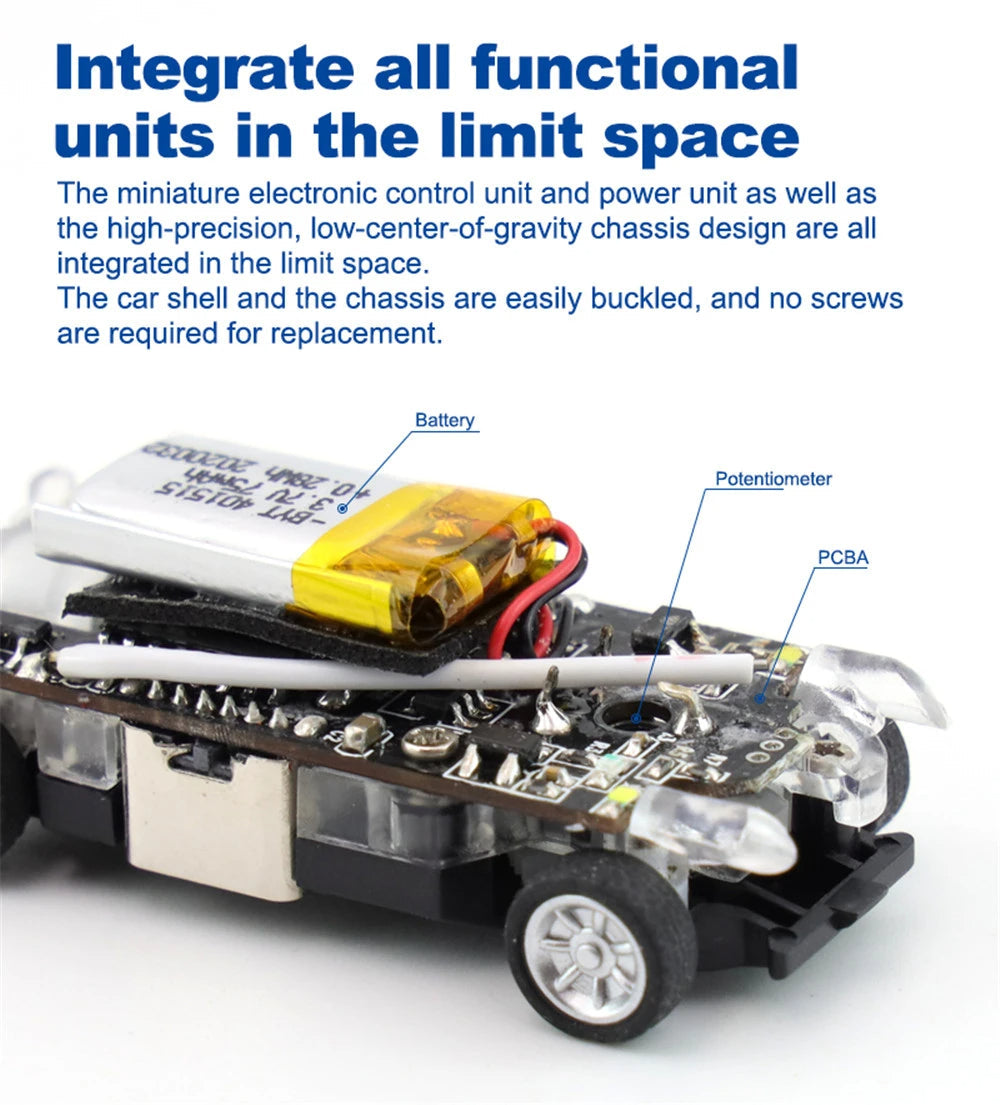 Turbo Racing Fully Proportional 1/76 Mini RC Car