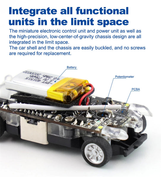 Turbo Racing Fully Proportional 1/76 Mini RC Car