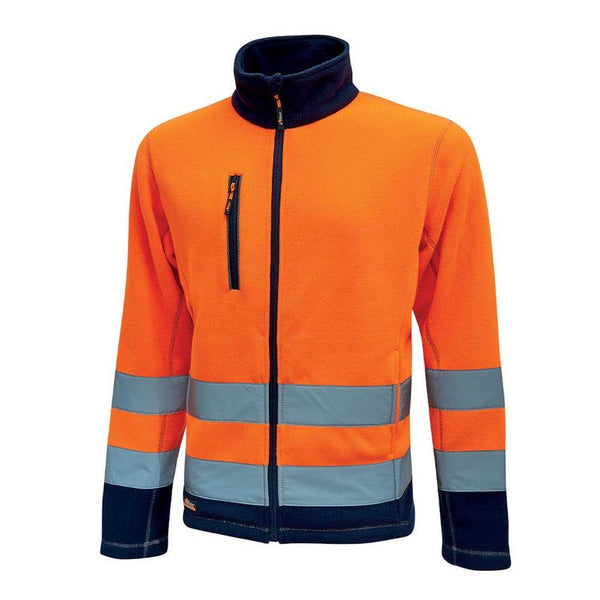U-Power Boing Hi-Vis 1/4 Zip Fleece Work Jacket