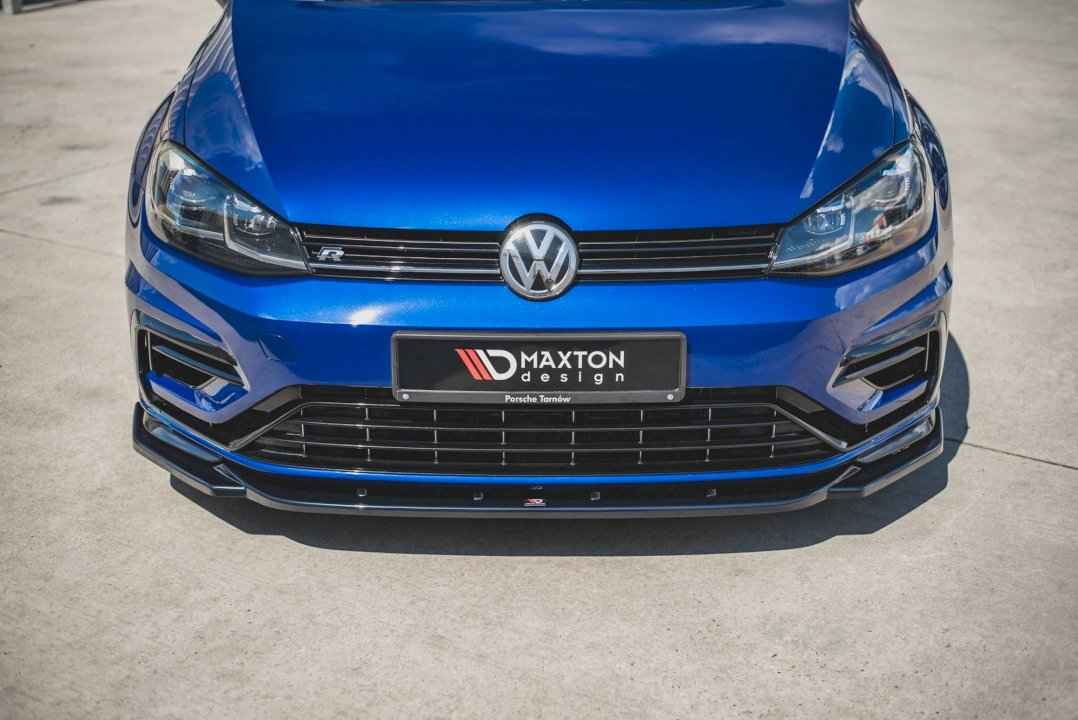 Maxton Design - FRONT SPLITTER V.9 VW GOLF 7 R / R-LINE FACELIFT