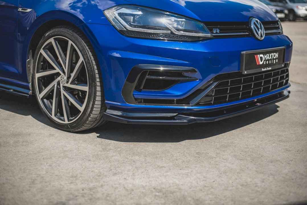 Maxton Design - FRONT SPLITTER V.9 VW GOLF 7 R / R-LINE FACELIFT