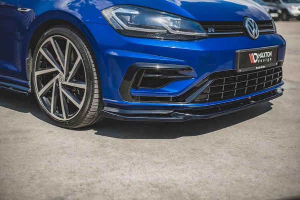 Maxton Design - FRONT SPLITTER V.9 VW GOLF 7 R / R-LINE FACELIFT