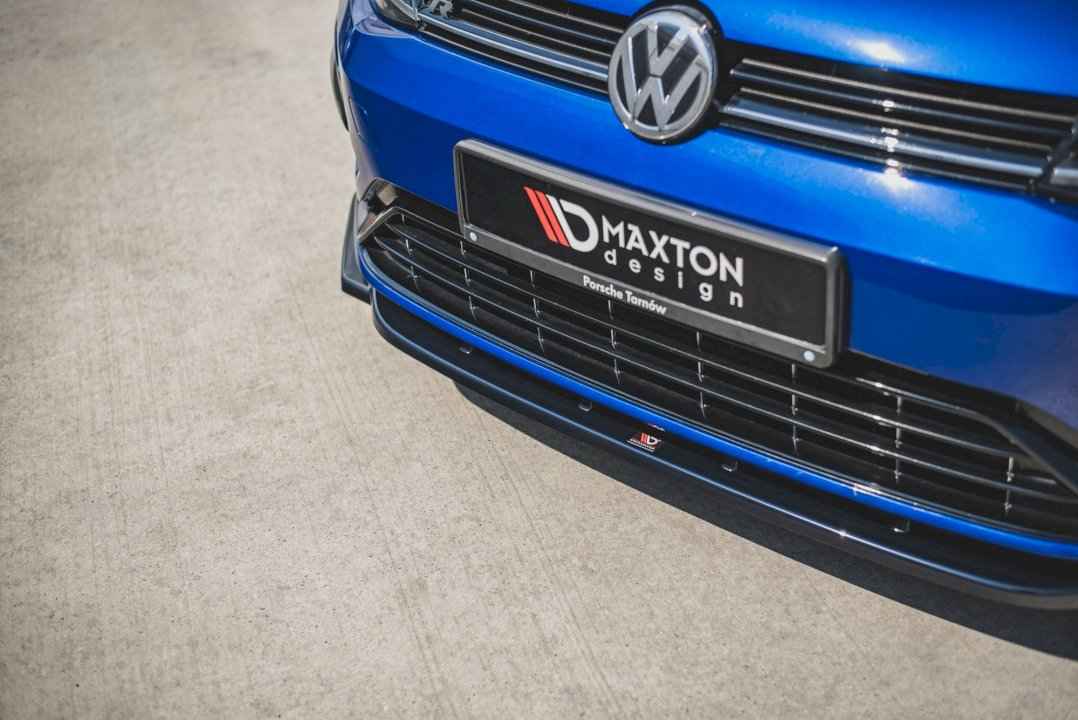 Maxton Design - FRONT SPLITTER V.9 VW GOLF 7 R / R-LINE FACELIFT