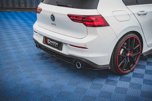 Maxton Design - CENTRAL REAR SPLITTER VW GOLF 8 GTI (2020-)
