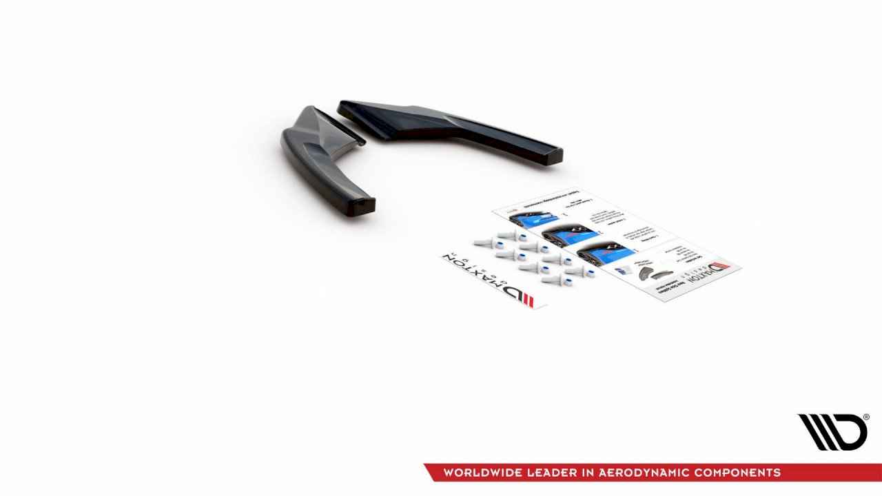 Maxton Design - REAR SIDE SPLITTERS V.1 VOLKSWAGEN GOLF GTI / GTE MK8