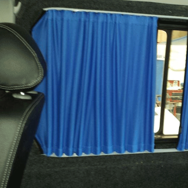 For VW T6.1 Transporter Van Conversion Premium Curtains Van-X - Black/Blue - CREATE YOUR OWN BUNDLE! Van-X
