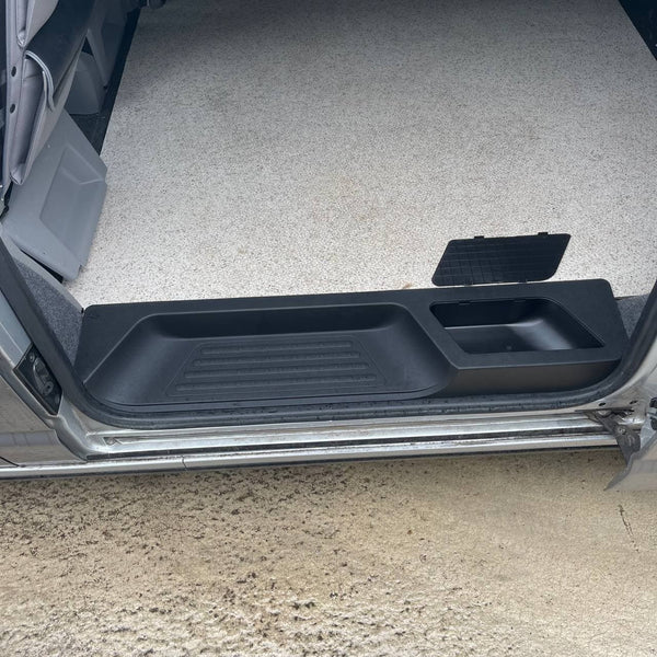 For VW T5, T5.1 Transporter Side Loading Door Step V3 17mm Extra Deep with Storage Compartment (B-Grade)
