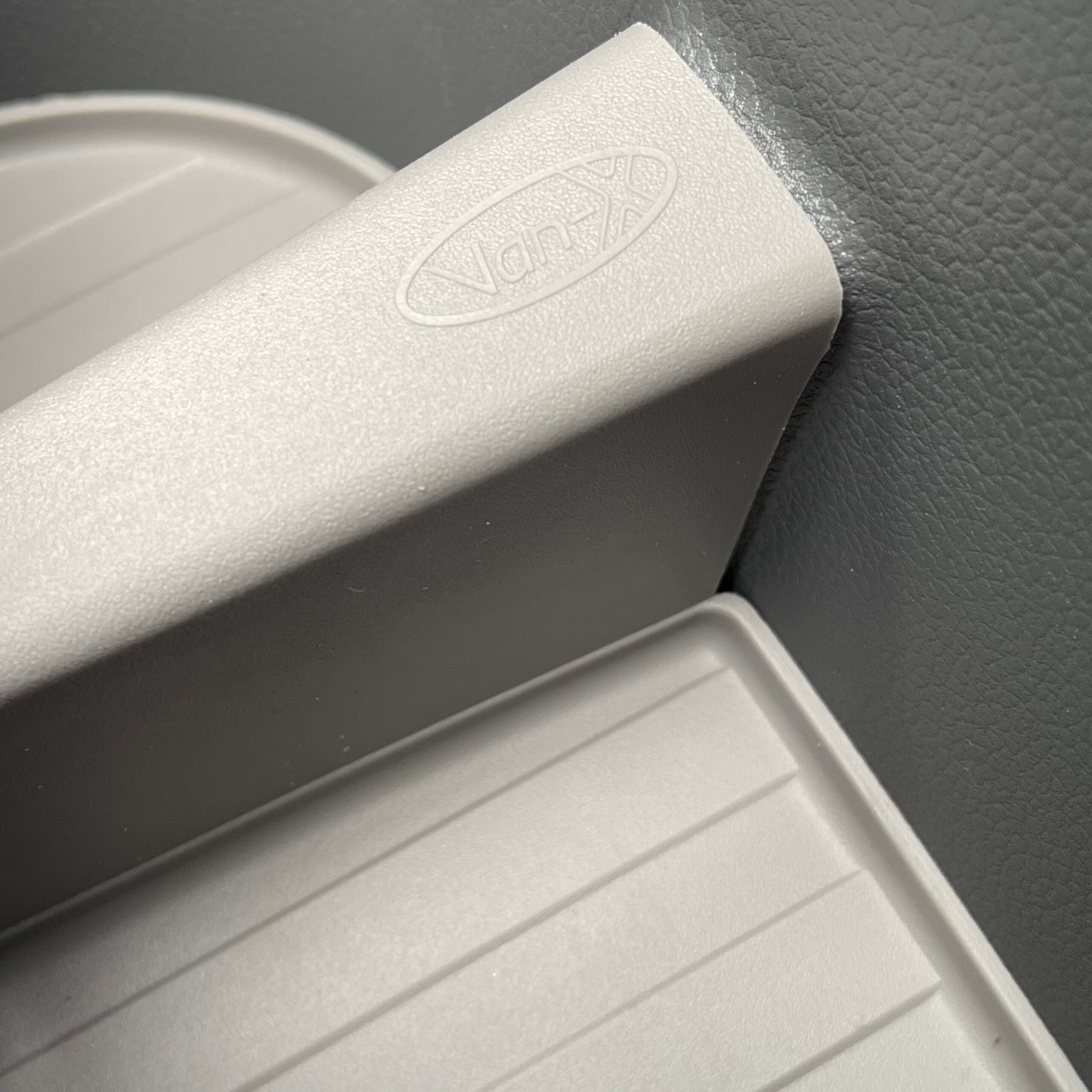 For VW T6.1 Transporter Rubber Door Liner Pocket Inserts Grey Campervan Conversion