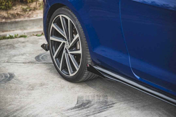 Maxton Design - STREET PRO SIDE SIDE SKIRTS DIFFUSERS + FLAPS VW GOLF 7 R / R-LINE FACELIFT