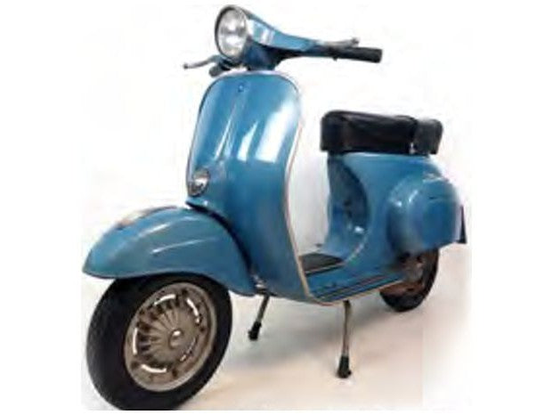 Vespa 125 Primavera 1968 Blue Metallic 1:18 Scale Norev Diecast Model