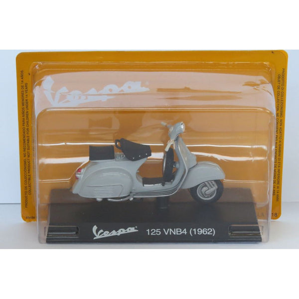 Vespa 125 VNB4 1962 grey 1:18 Scale Diecast Model
