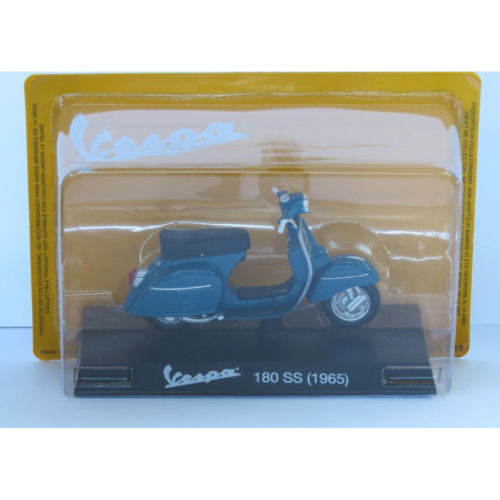 Vespa 180 SS 1965 blue 1:18 Scale Diecast Model