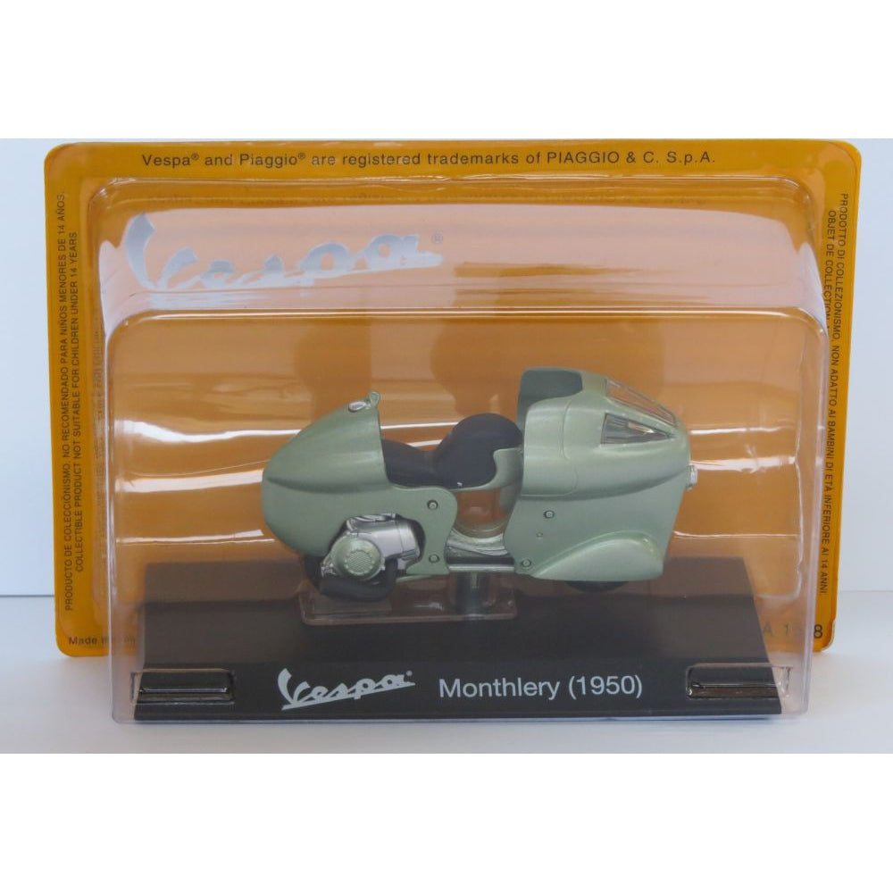 Vespa Modelnthlery 1950 green 1:18 Scale Diecast Model