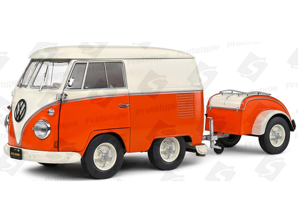 Volkswagen Kool Kombi 1950 Orange 1:18 Scale Solido Diecast Model