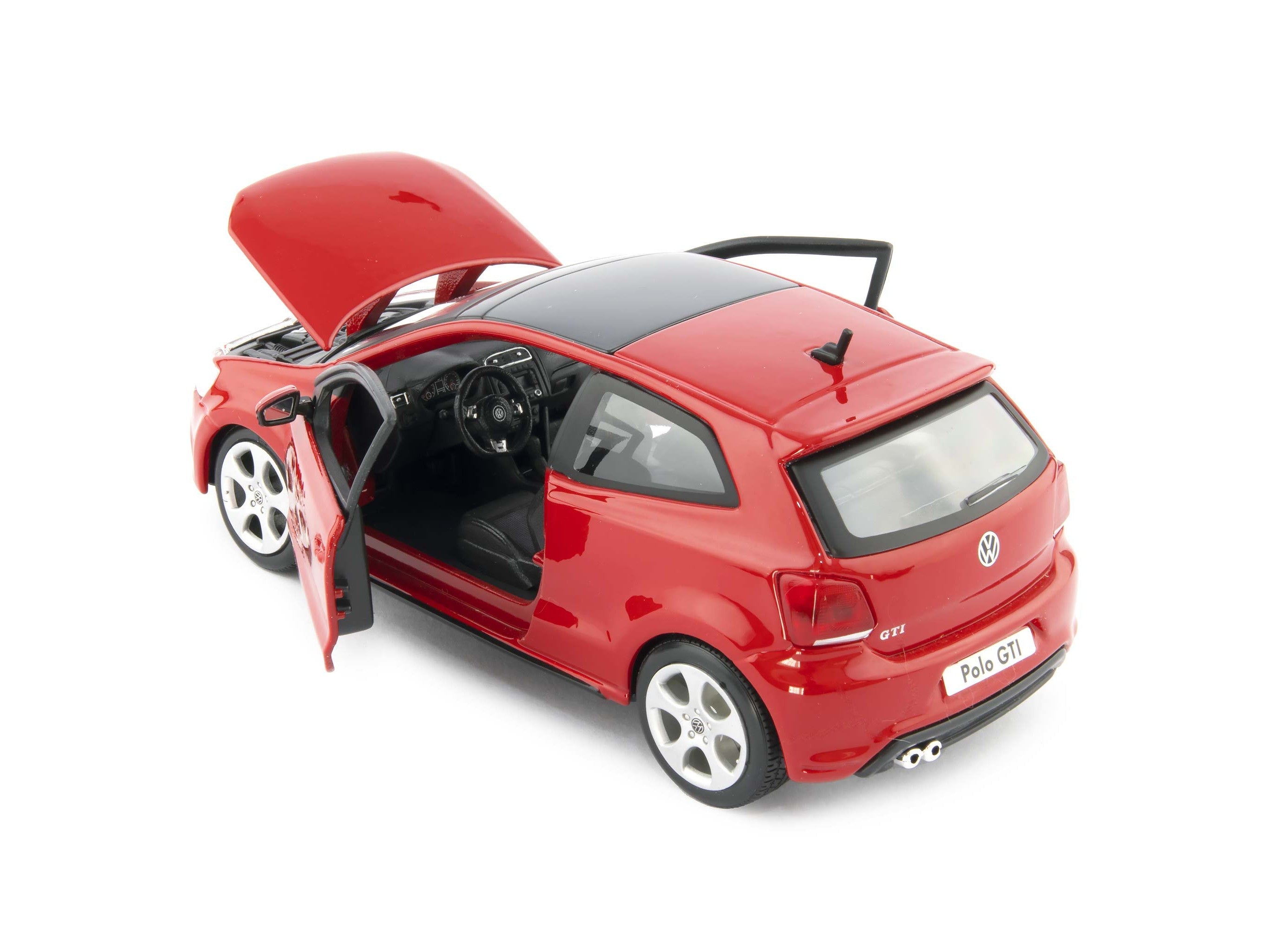 Volkswagen Polo GTi Mk5 red - 1:24 Scale Model Car