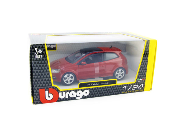 Volkswagen Polo GTi Mk5 red - 1:24 Scale Model Car