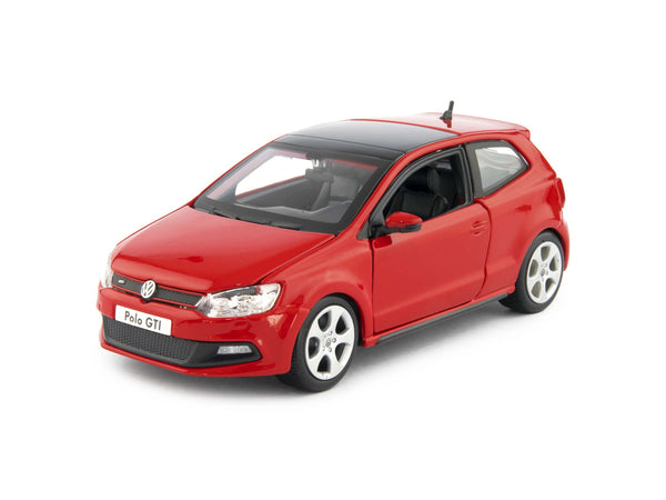 Volkswagen Polo GTi Mk5 red - 1:24 Scale Model Car