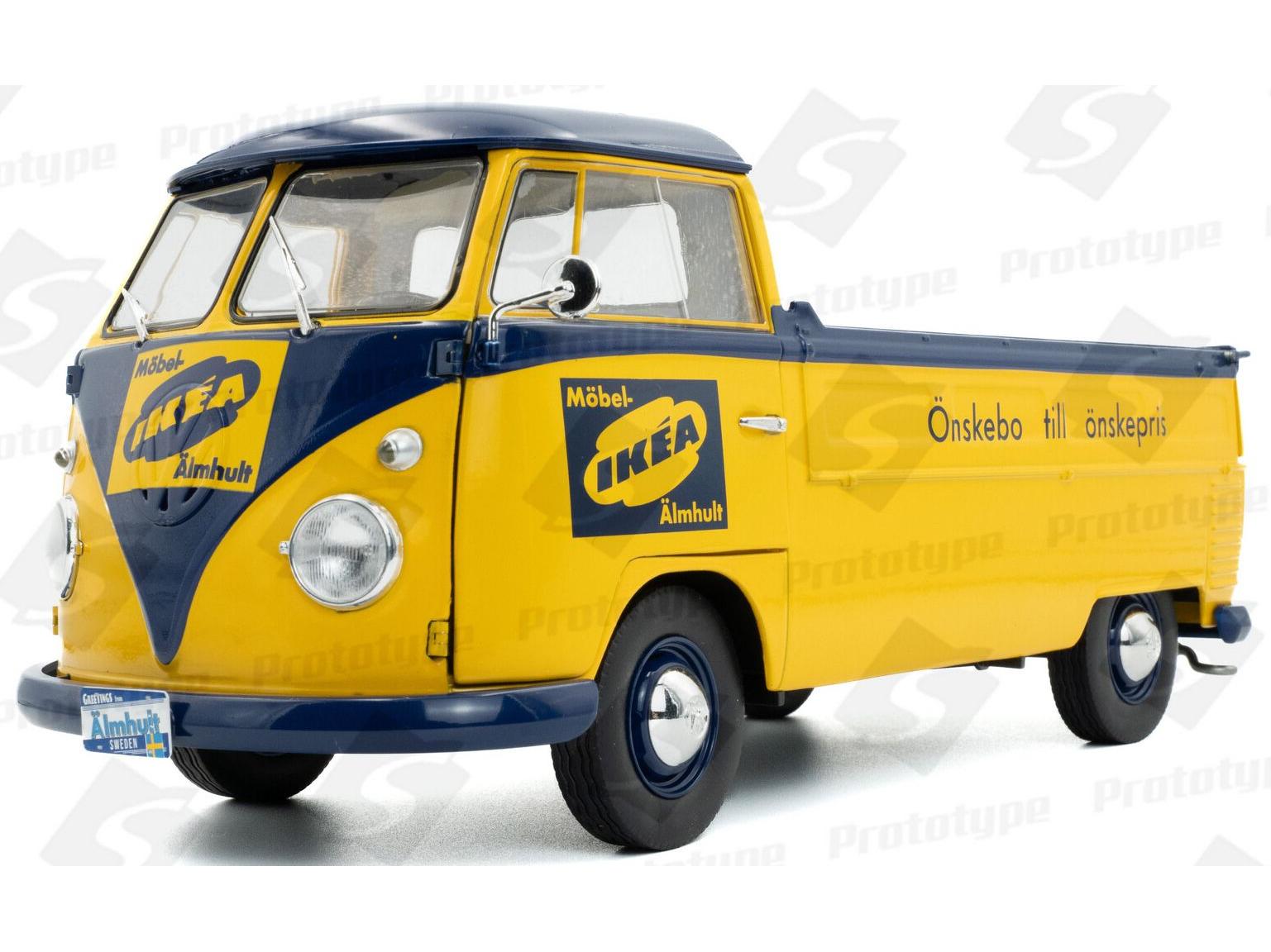 Volkswagen T1 Pick-Up 1950 Yellow 1:18 Scale Solido Diecast Model