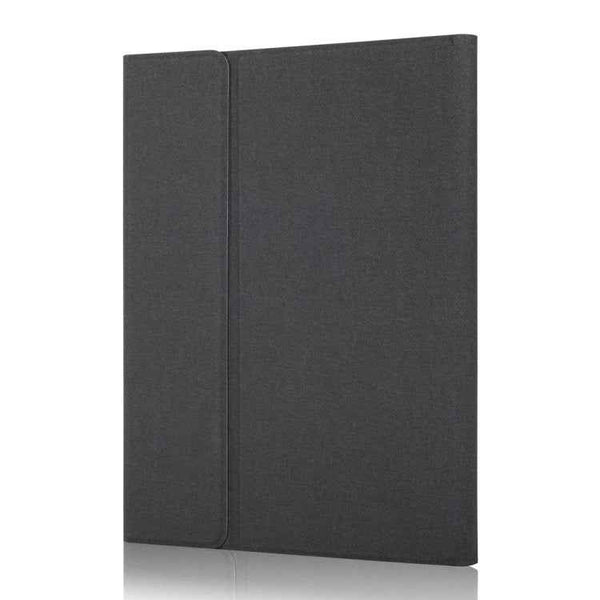 RK102C Detachable Magnetic Plastic Bluetooth Keyboard with Touchpad + Silk Pattern TPU Tablet Case for iPad 10.2, with Pen Slot & Bracket, RK102C