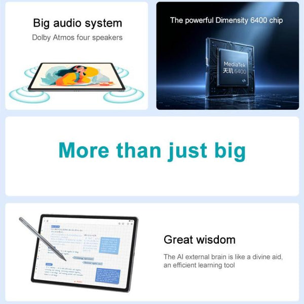 Lenovo Xiaoxin Pad 12.1 inch 2025 WiFi Tablet, 12GB+256GB, MediaTek Dimensity 6400 Octa Core,US Plug