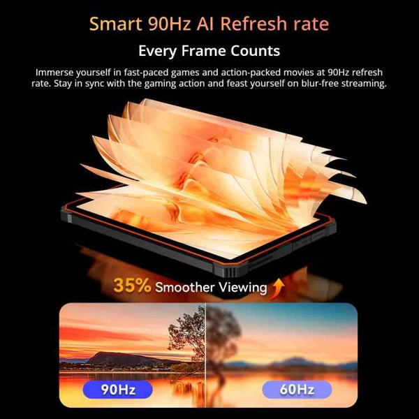 Blackview Active 10 Pro 5G Rugged Tablet, 12GB+512GB, 10.95 inch Android 14 Dimensity 7300 Octa Core, Global Version with Google Play