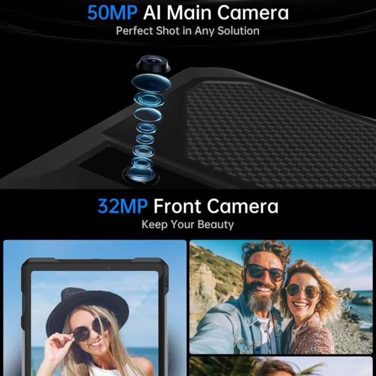 Unihertz 8849 Tank Pad E Rugged Tablet PC & Projector, 12GB+512GB, 10.95 inch Android 14 MT6789 Octa Core 4G Network, EU Plug, Tank Pad E 4G Network