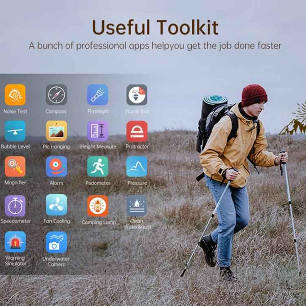 Unihertz 8849 Tank Pad E Rugged Tablet PC & Projector, 12GB+512GB, 10.95 inch Android 14 MT6789 Octa Core 4G Network, EU Plug, Tank Pad E 4G Network