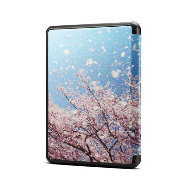 Cherry Pattern Horizontal Flip PU Leather Protective Case for Amazon Kindle 2019, with Sleep & Wake-up Funtion