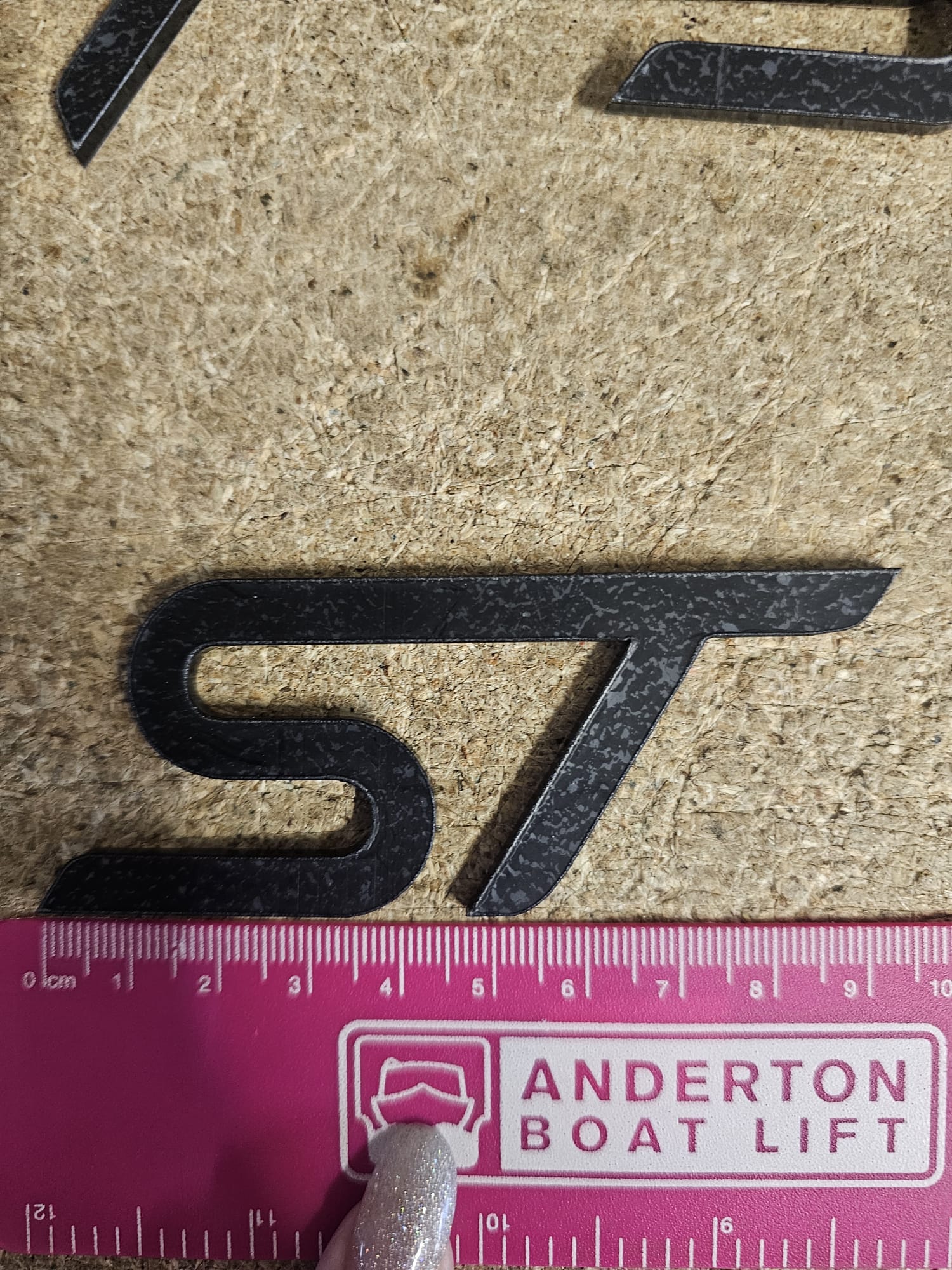 ***CLEARANCE*** 4D ST Badges - BLACK PACK OF 5