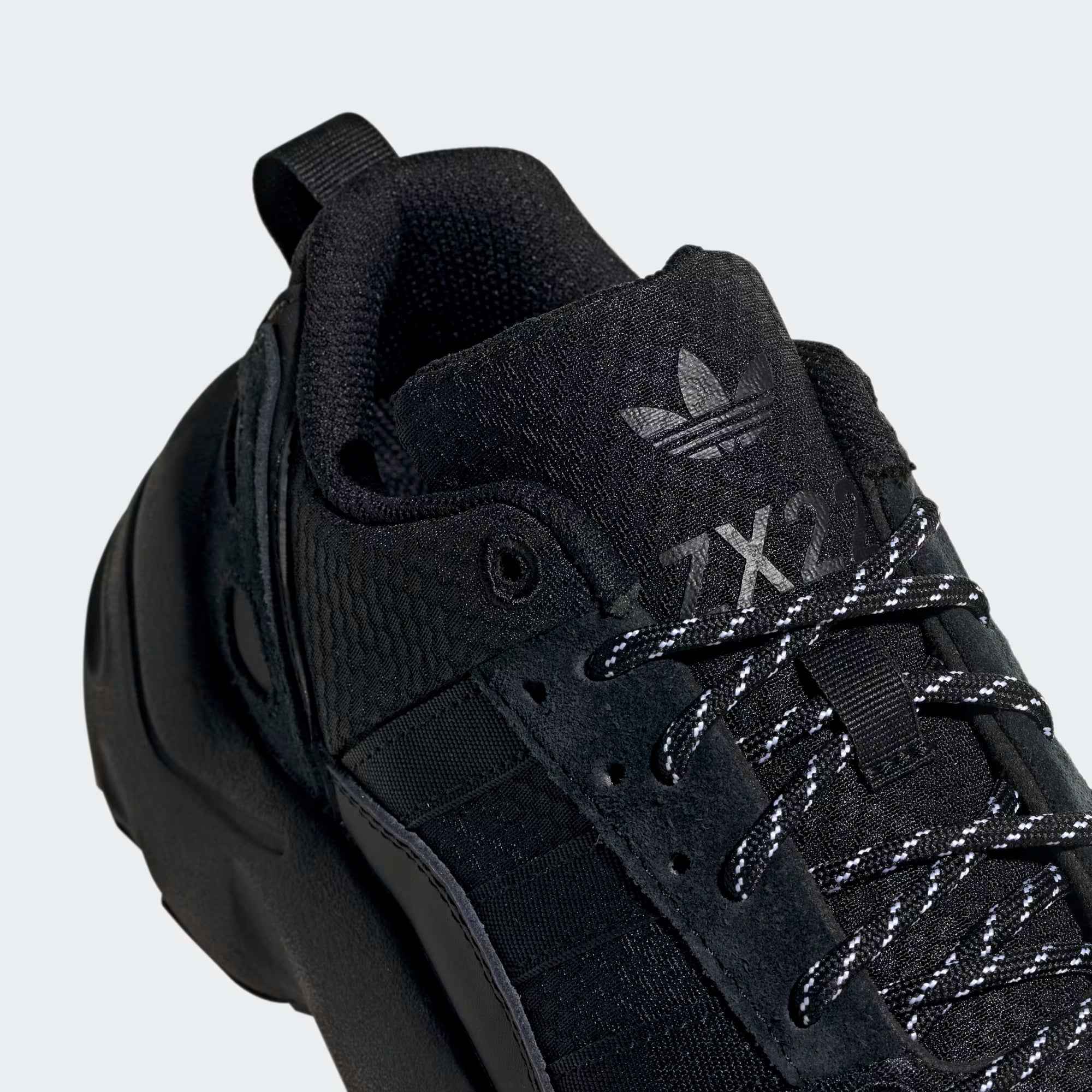 Adidas ZX 22 Boost Trainers Black Unisex Sneakers Size UK 5.5 EU 38.5