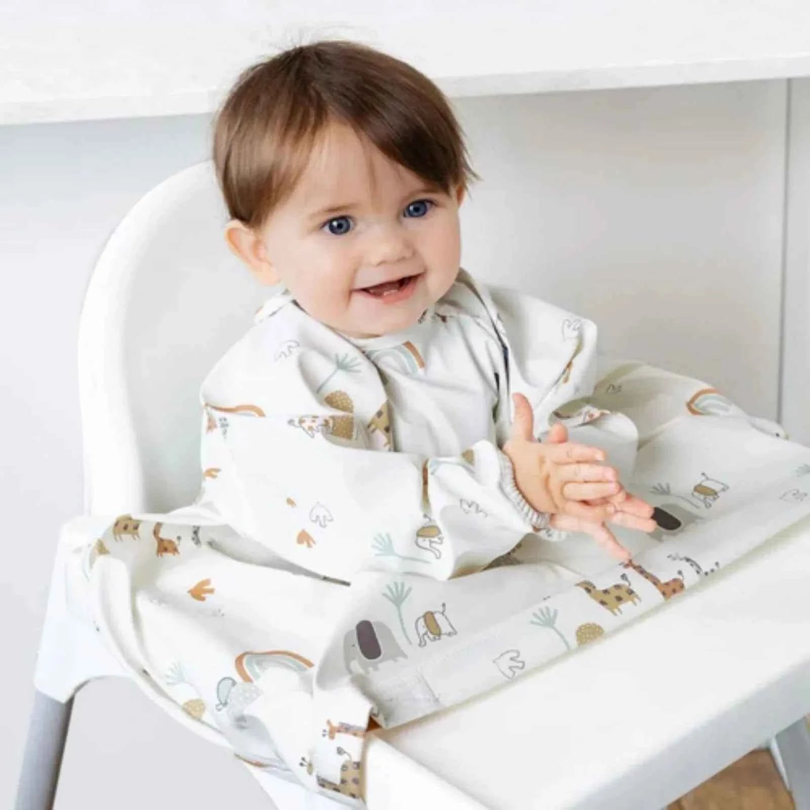 Bibado Coverall Weaning Bib - Serengeti Spaghetti