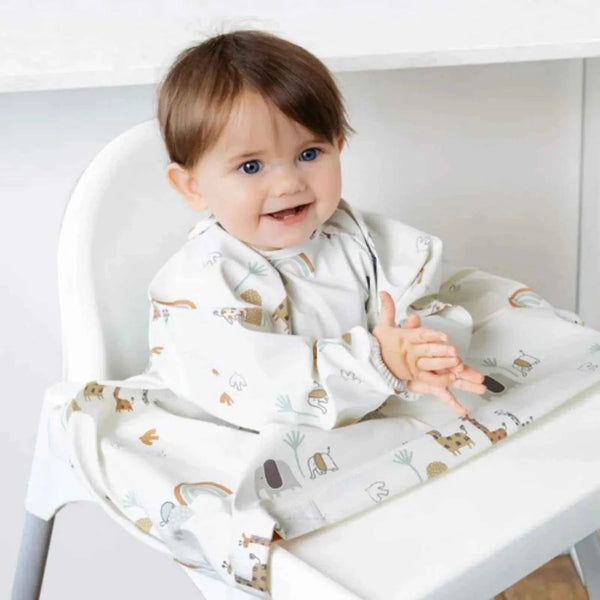 Bibado Coverall Weaning Bib - Serengeti Spaghetti