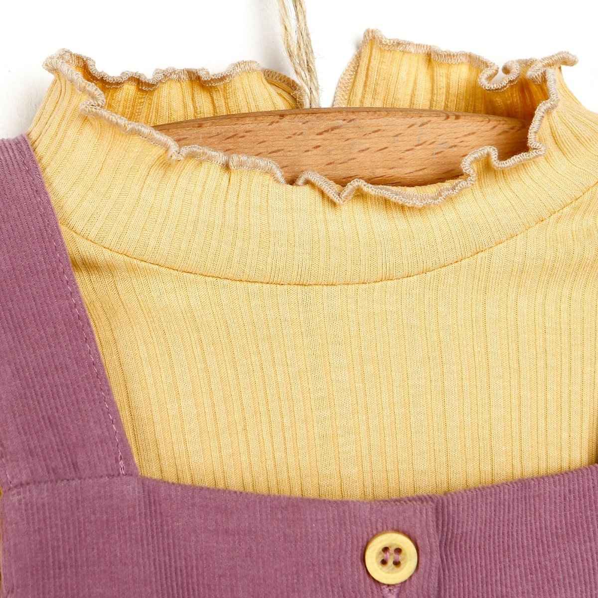 Cassiope Salopette Skirt - Sweatshirt - Damson