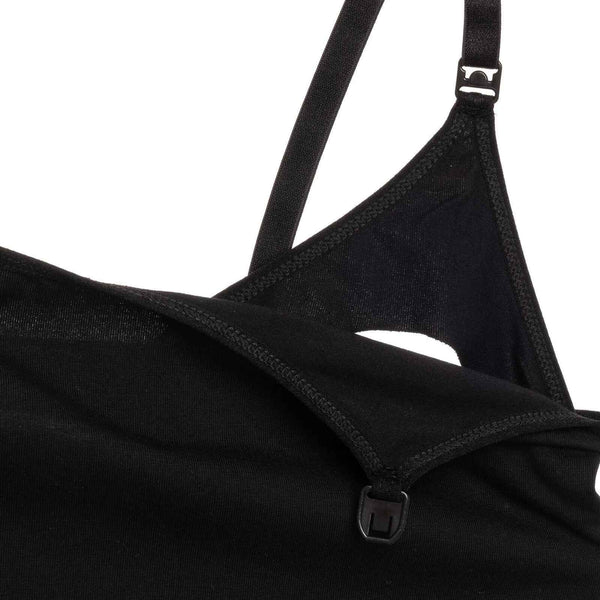 baby mom Mom  Nursing Athlete - Black