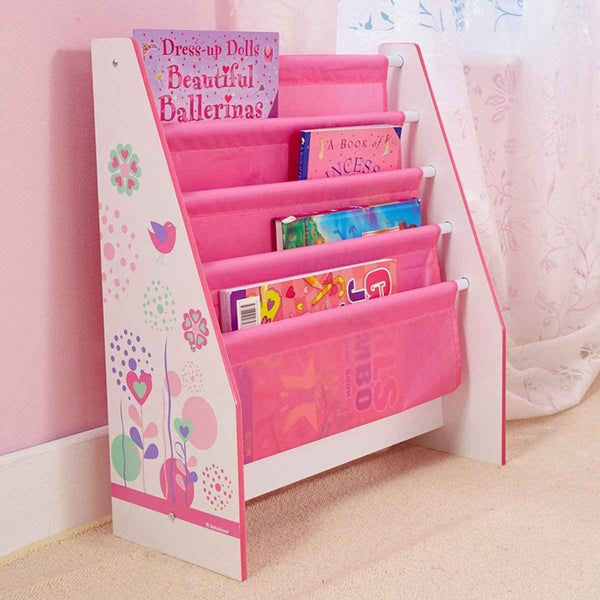 Hello Home Kids Sling Bookcase - Flowers and Birds