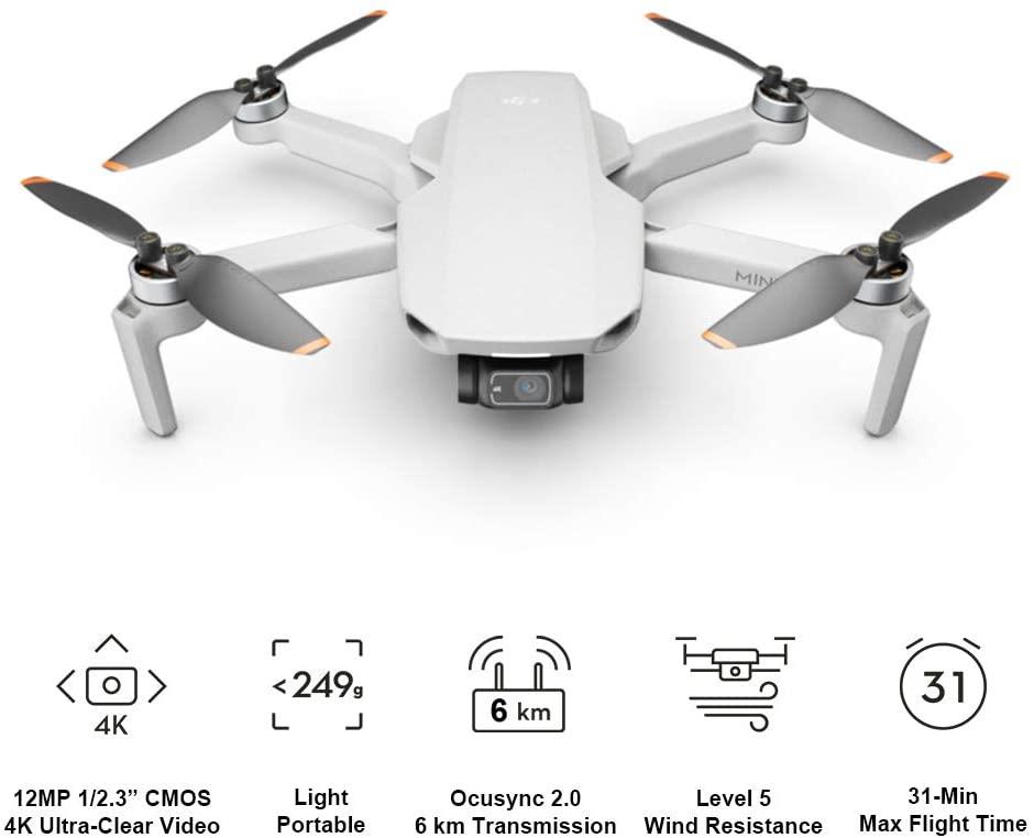 DJI Mini 2 Ultraportable 4K Drone Fly More Combo