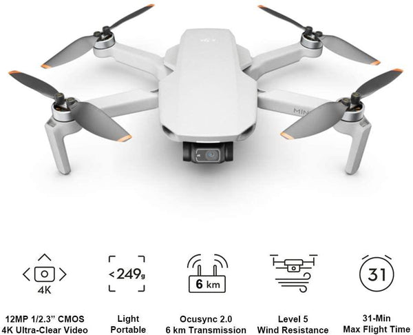 DJI Mini 2 Ultraportable 4K Drone Fly More Combo