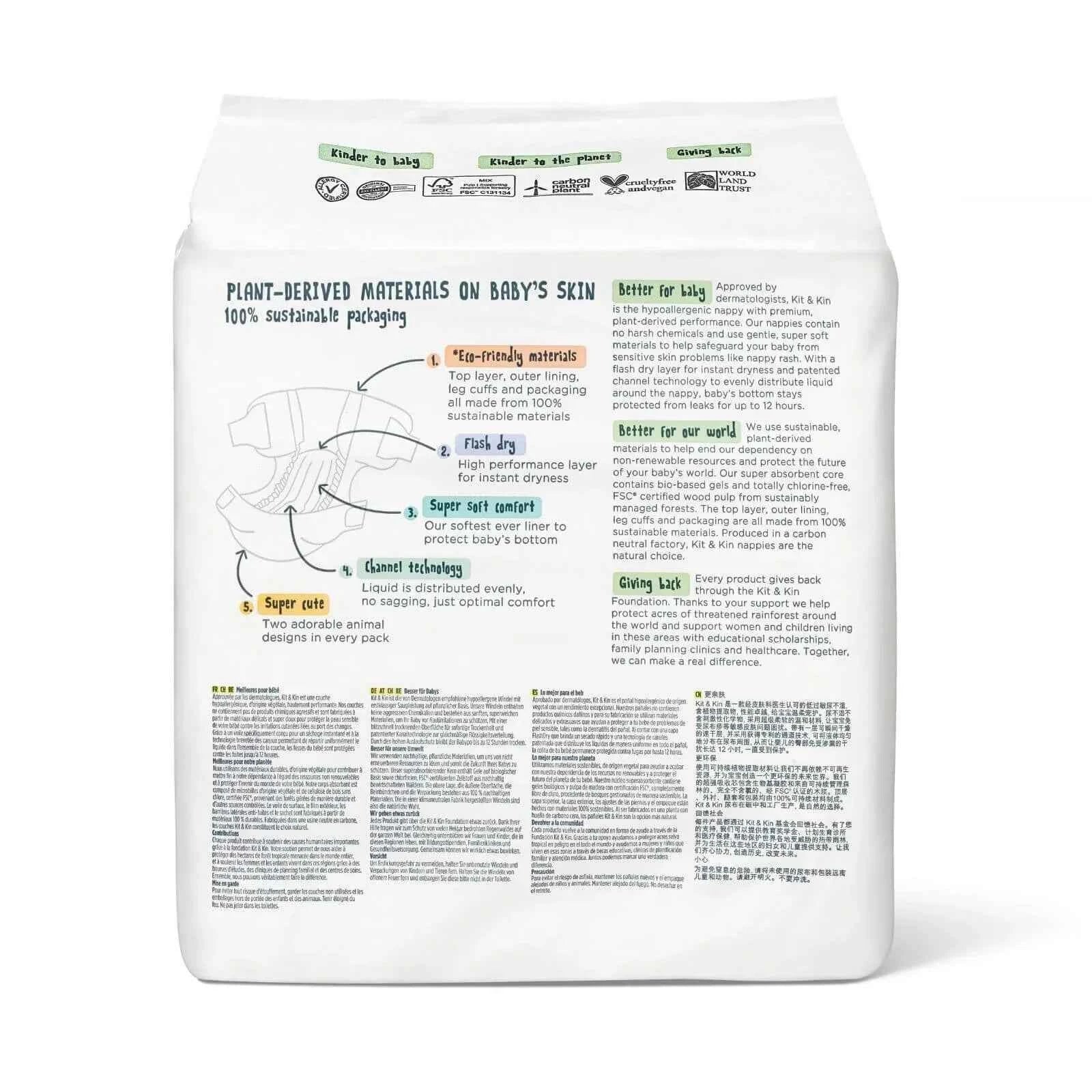 Kit & Kin Nappies Size 5 - 28 nappies