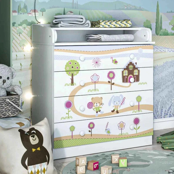 Shefa Kids 800 Changing Dresser - Gingerbread House