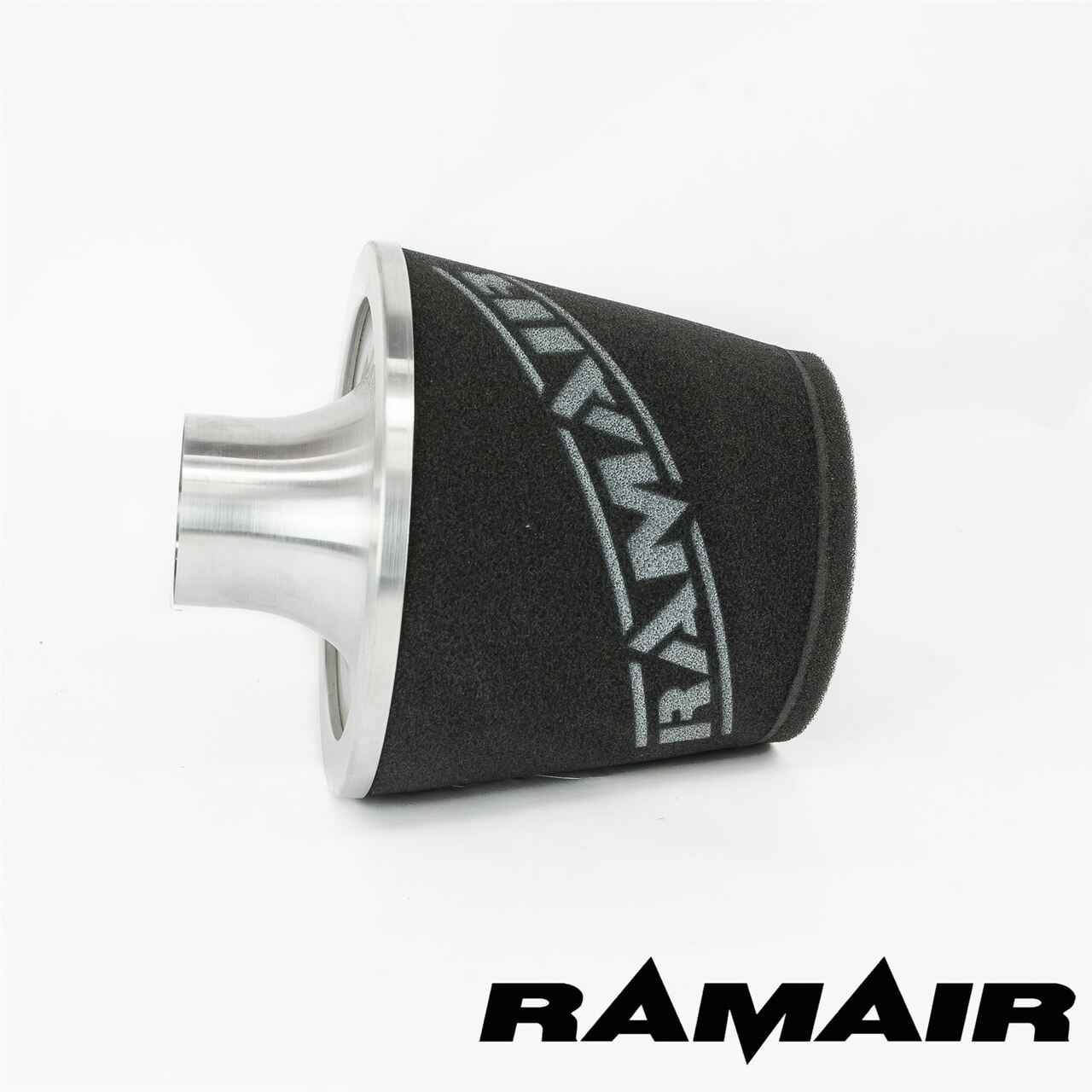 JS-070-SL - 70mm OD Neck - Silver Large Aluminium Base Cone Filter - Universal