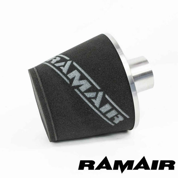 JS-070-SL - 70mm OD Neck - Silver Large Aluminium Base Cone Filter - Universal