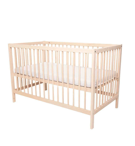 Kukka Natural Wood 2-Level Cot 60x120 cm