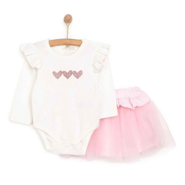 HelloBaby Girl Blouse - Skirt - Ecru